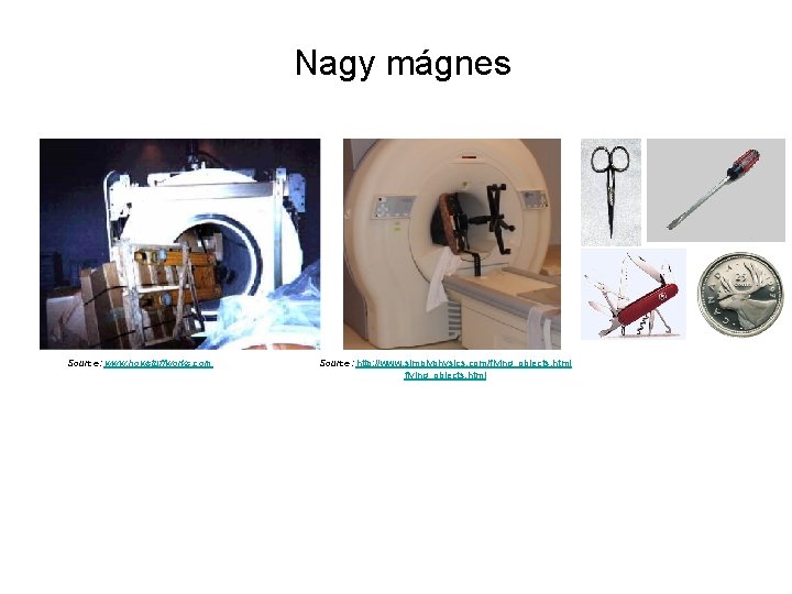 Nagy mágnes Source: www. howstuffworks. com Source: http: //www. simplyphysics. com/flying_objects. html 