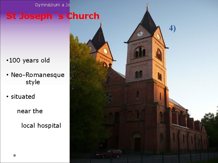 Gymnázium a Jazyková škola s právem státní jazykové zkoušky Svitavy St Joseph´s Church 4)