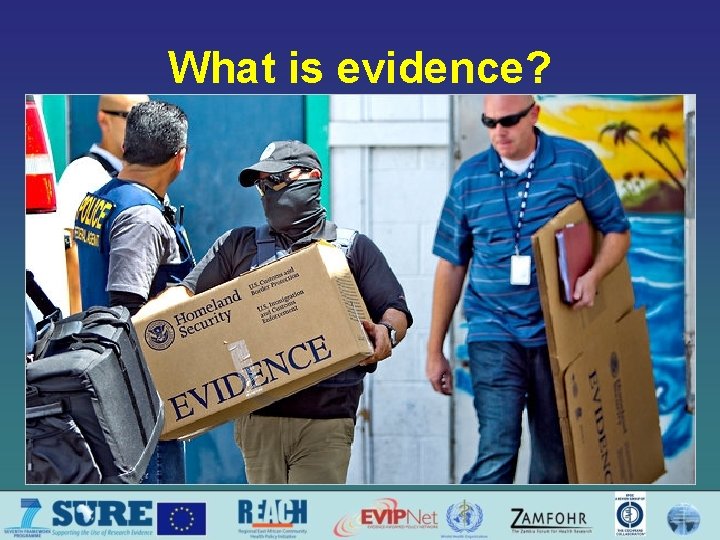 What is evidence? 