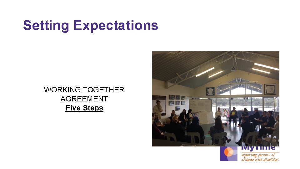 Setting Expectations WORKING TOGETHER AGREEMENT Five Steps 