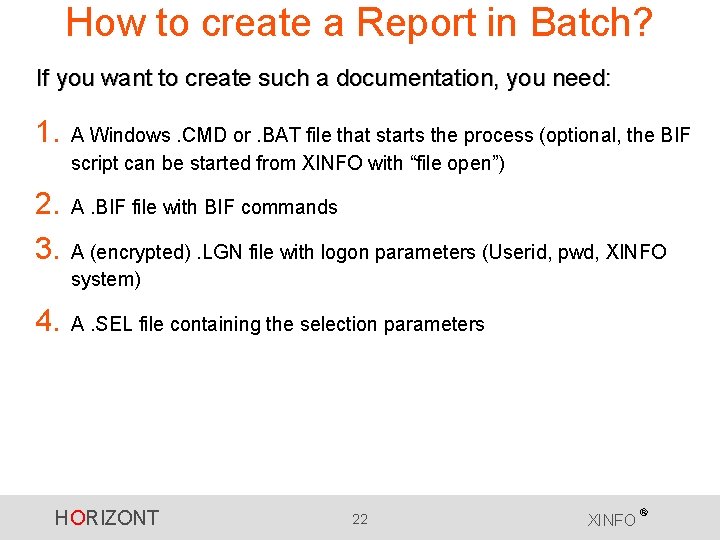 How to create a Report in Batch? If you want to create such a