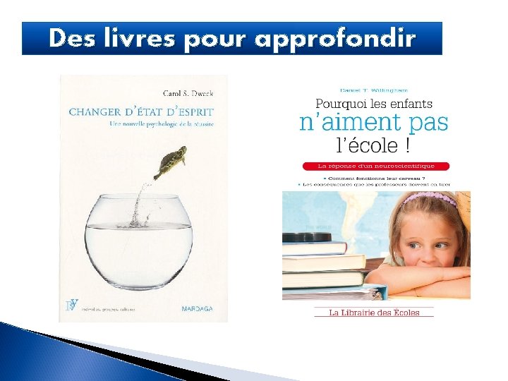 Des livres pour approfondir 