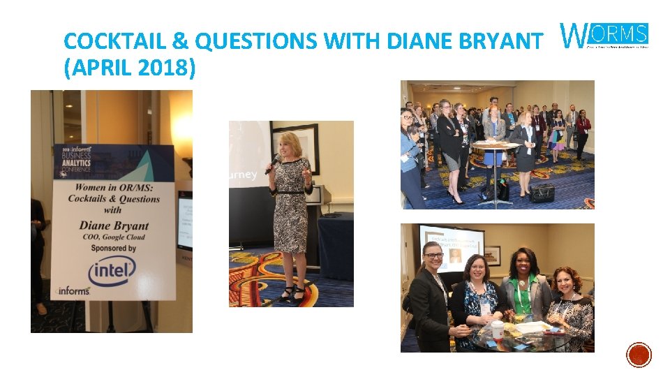 COCKTAIL & QUESTIONS WITH DIANE BRYANT (APRIL 2018) 