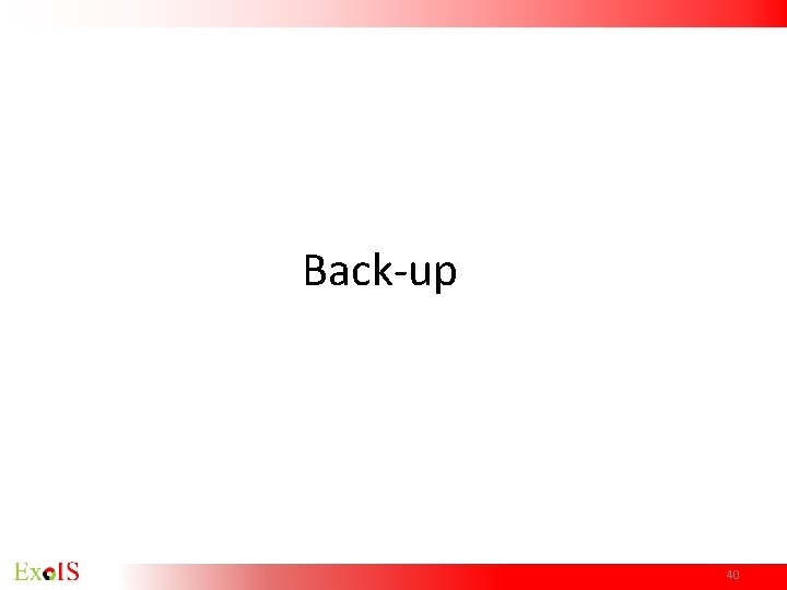 Back-up 40 Back-up 40