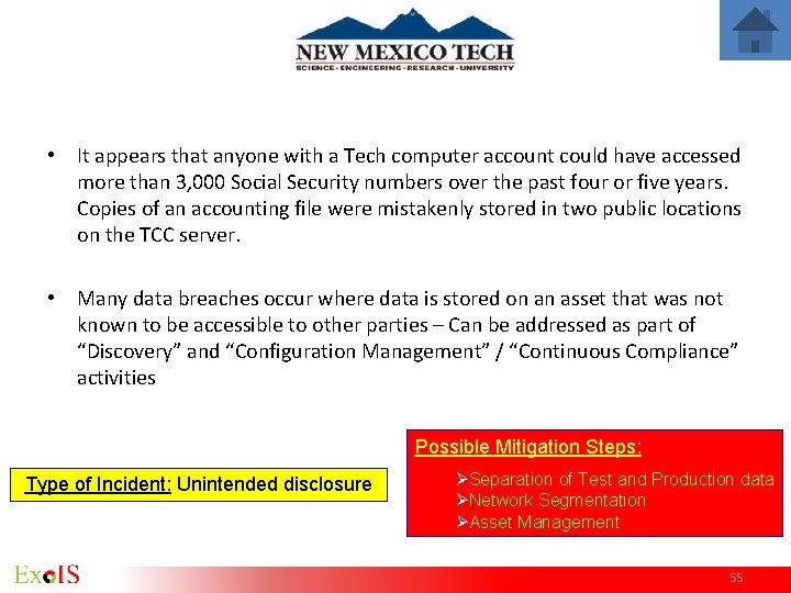 • It appears that anyone with a Tech computer account could have accessed • It appears that anyone with a Tech computer account could have accessed