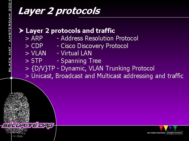 Layer 2 protocols and traffic > ARP - Address Resolution Protocol > CDP -