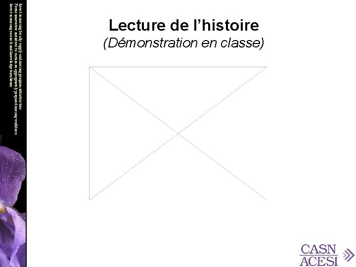 (Démonstration en classe) Click for video Double click to watch video Invest in nursing