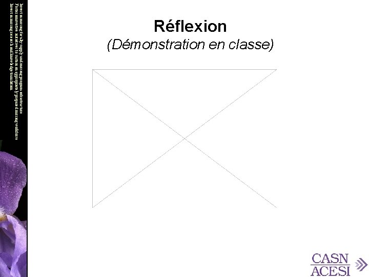 (Démonstration en classe) Click for video Double click to watch video Invest in nursing