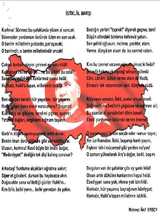 İSTİKLAL MARŞI İSTİKLAL MARŞI