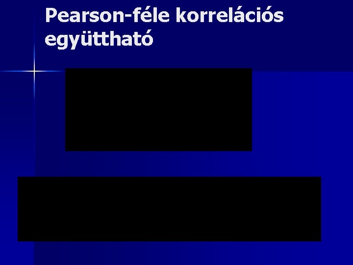 Pearson-féle korrelációs együttható 