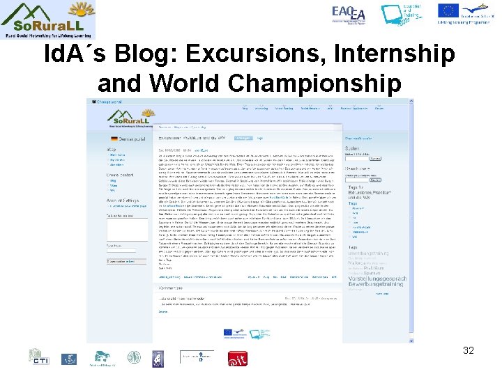 Id. A´s Blog: Excursions, Internship and World Championship 32 