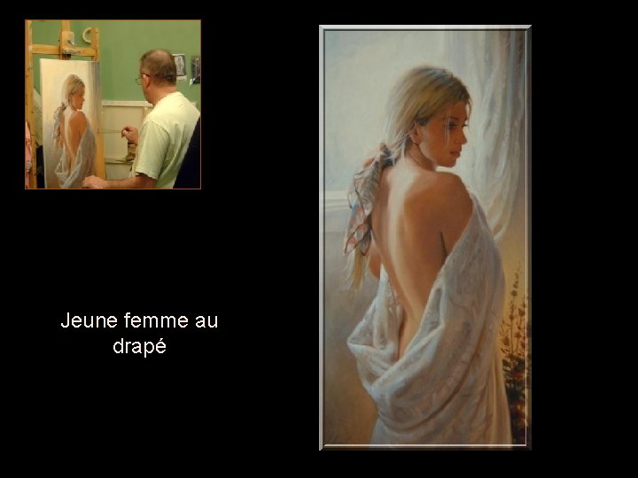 Jeune femme au drapé 