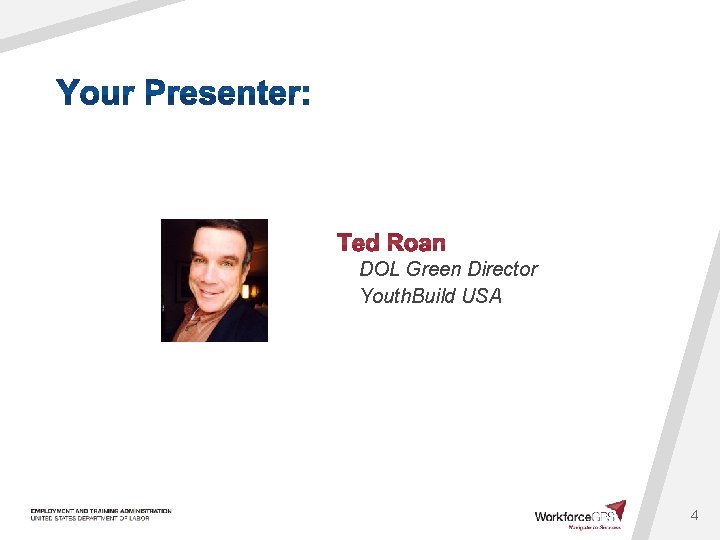 DOL Green Director Youth. Build USA 4 