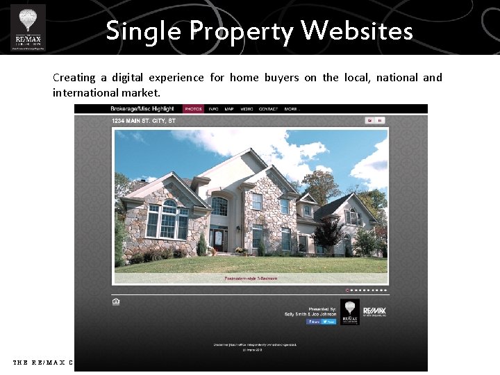 Single Property Websites Creating a digital experience for home buyers on the local, national