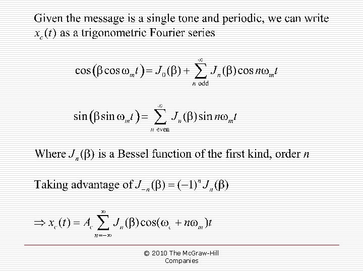 © 2010 The Mc. Graw-Hill Companies © 2010 The Mc. Graw-Hill Companies