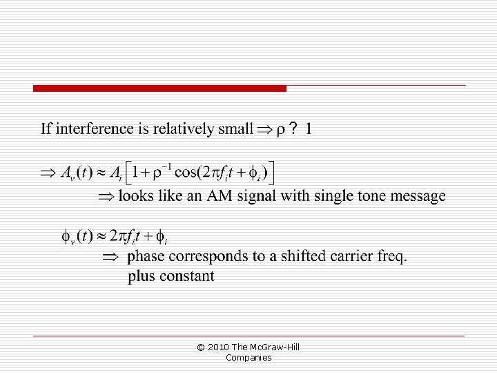 © 2010 The Mc. Graw-Hill Companies © 2010 The Mc. Graw-Hill Companies