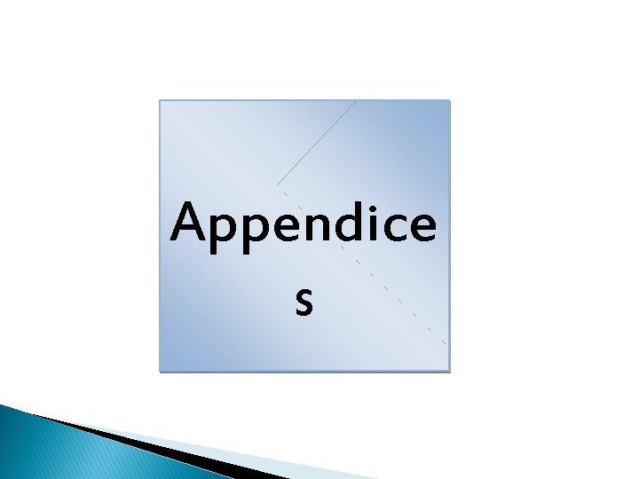 Appendice s 