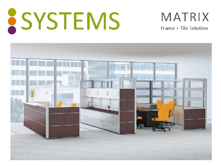 SYSTEMS MATRIX Frame + Tile Solution 