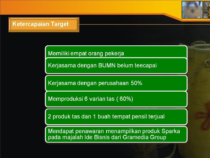 Ketercapaian Target 