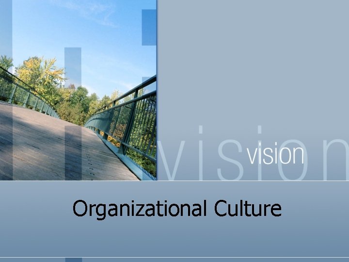 Organizational Culture 