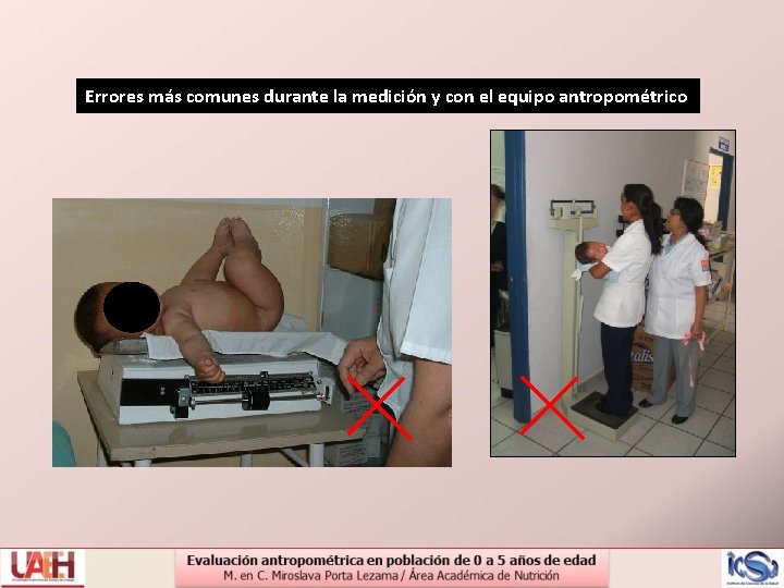Errores más comunes durante la medición y con el equipo antropométrico 