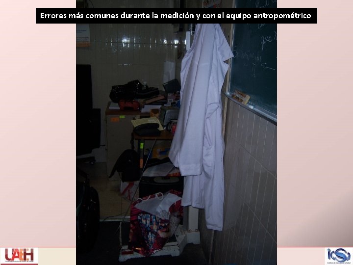 Errores más comunes durante la medición y con el equipo antropométrico 