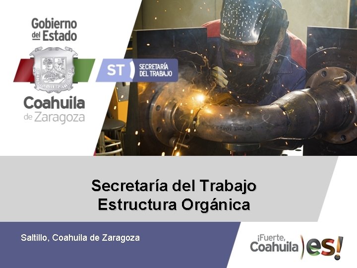 Secretaría del Trabajo Estructura Orgánica Saltillo, Coahuila de Zaragoza 