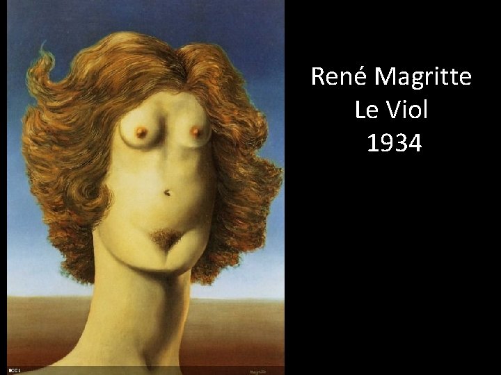 René Magritte Le Viol 1934 