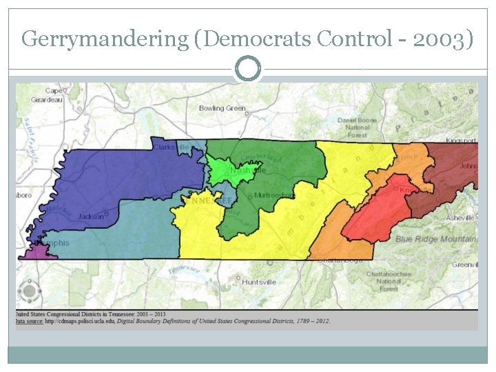 Gerrymandering (Democrats Control - 2003) 