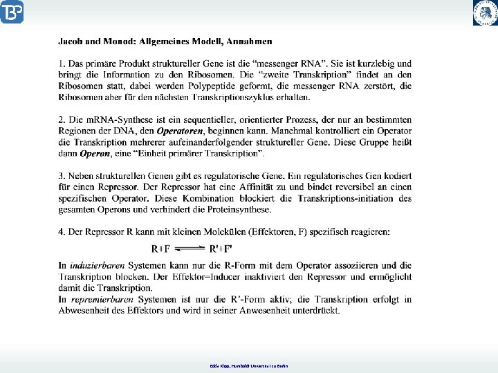 Edda Klipp, Humboldt-Universität zu Berlin 