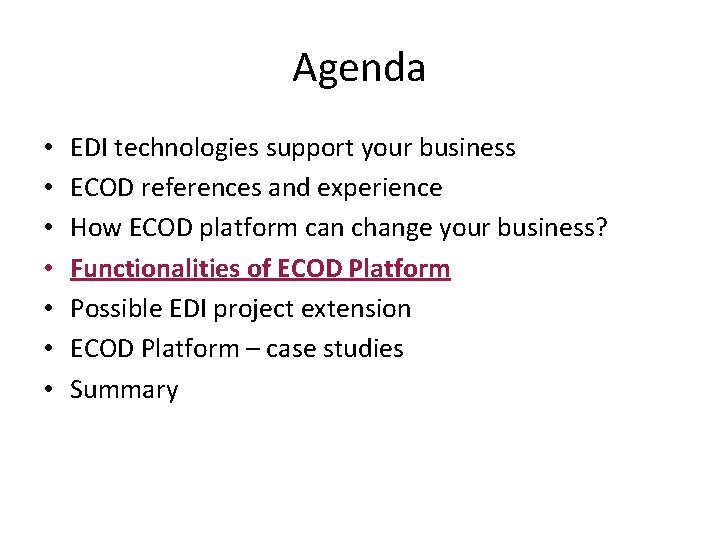 EDI is just the beginning future possibilities and
