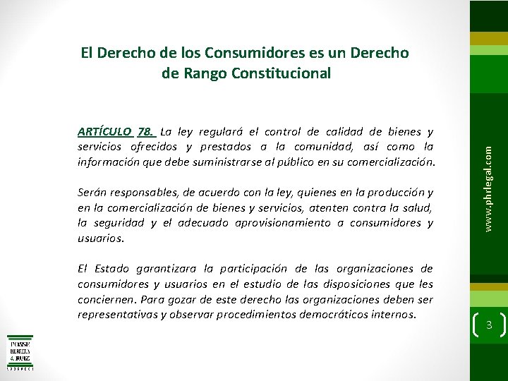 ARTÍCULO 78. La ley regulará el control de calidad de bienes y servicios ofrecidos