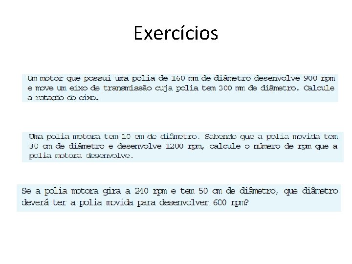 Exercícios 