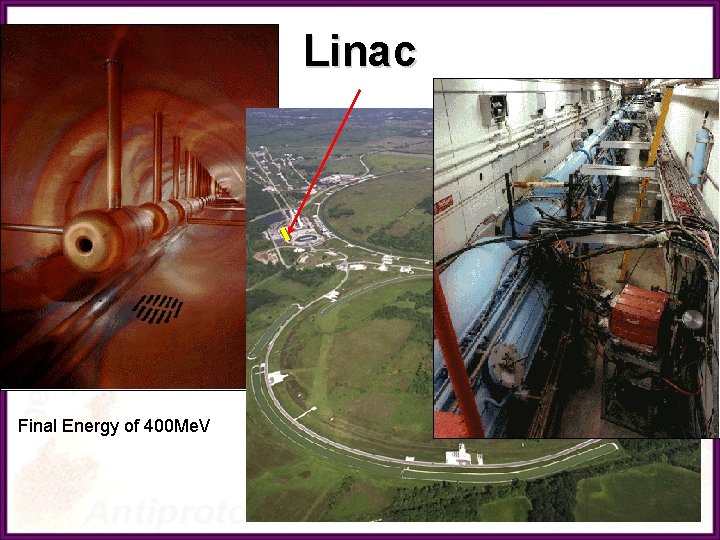 Linac Final Energy of 400 Me. V 