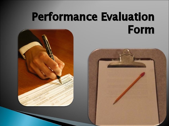 Performance Evaluation Form 
