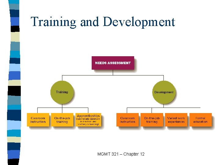 Training and Development MGMT 321 – Chapter 12 