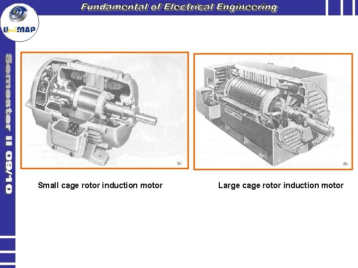 Small cage rotor induction motor Large cage rotor induction motor 