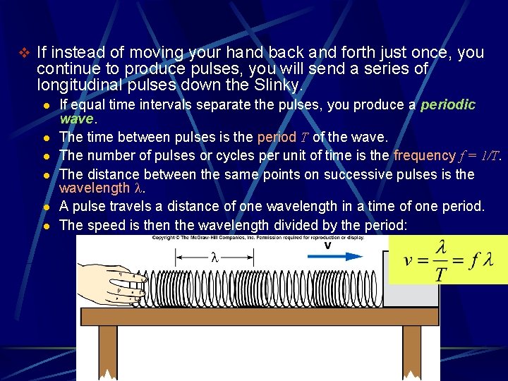 v If instead of moving your hand back and forth just once, you continue