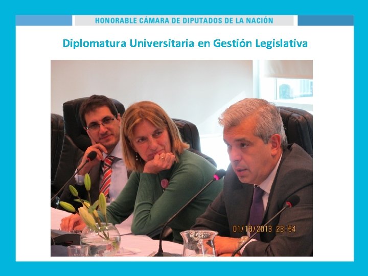 Diplomatura Universitaria en Gestión Legislativa 
