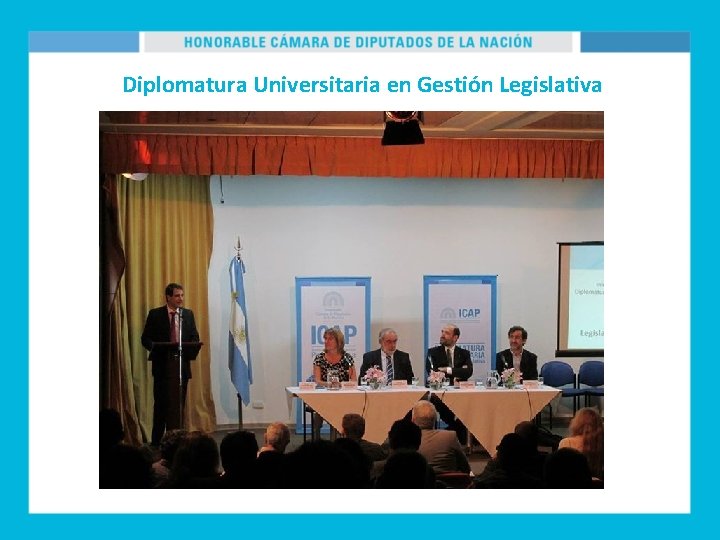 Diplomatura Universitaria en Gestión Legislativa 