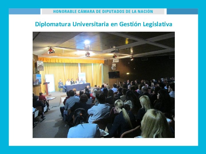 Diplomatura Universitaria en Gestión Legislativa 
