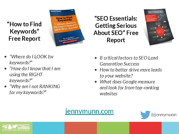 “How to Find Keywords” Free Report • “Where do I LOOK for keywords? ”