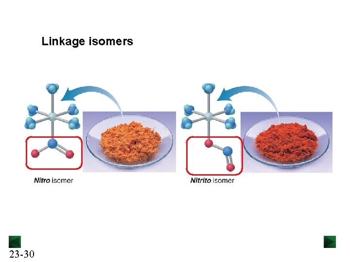 Linkage isomers 23 -30 