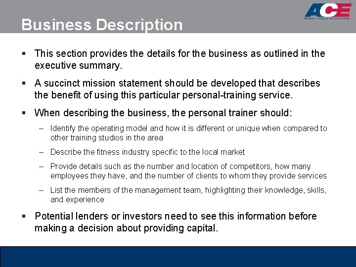 Business Description § This section provides the details for the business as outlined in Business Description § This section provides the details for the business as outlined in