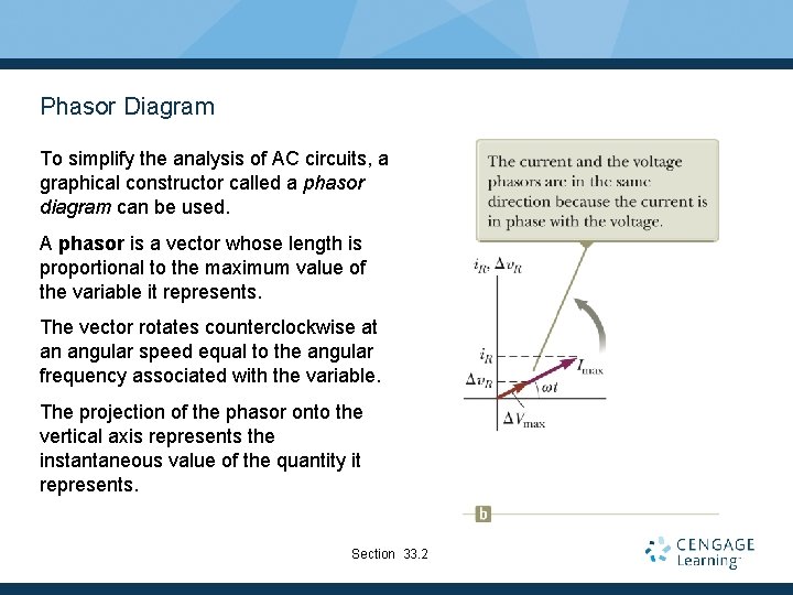 Phasor Diagram To simplify the analysis of AC circuits, a graphical constructor called a