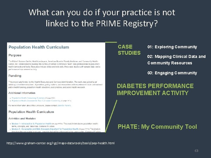 What can you do if your practice is not linked to the PRIME Registry? What can you do if your practice is not linked to the PRIME Registry?