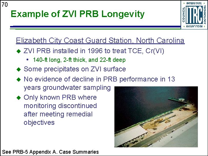 70 Example of ZVI PRB Longevity Elizabeth City Coast Guard Station, North Carolina u