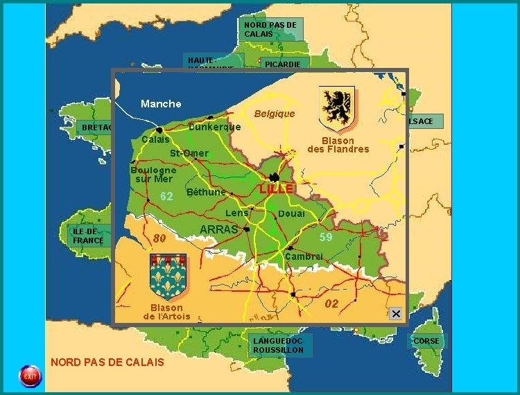 NORD PAS DE CALAIS HAUTENORMANDIE BASSENORMANDIE PICARDIE LORRAINE ILE-DEFRANCE BRETAGNE PAYS DE LOIRE ALSACE