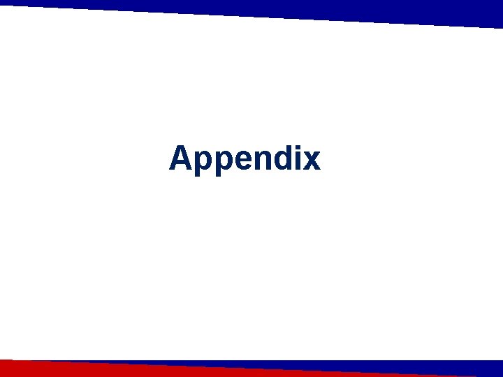 Appendix 