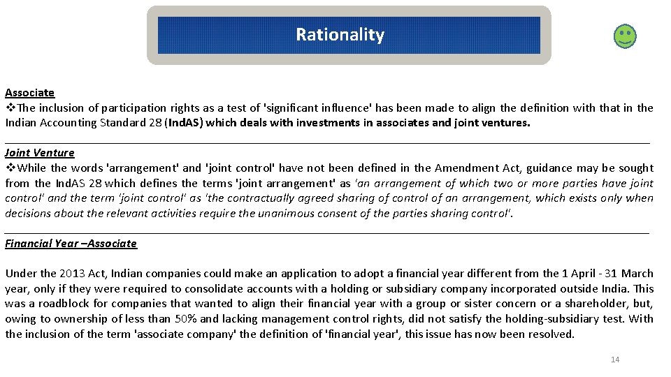 Rationality Associate v. The inclusion of participation rights as a test of 'significant influence'